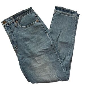 Madewell Women's Light Blue The Perfect Vintage Straight Leg Jeans size 28 in